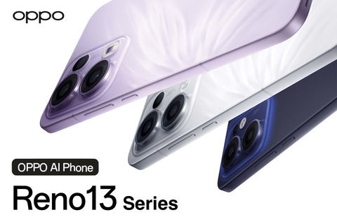 高コスパな新スマホ「OPPO Reno13」シリーズが発表！Reno13 5GやReno13 Pro 5G、Reno13 F 5G、Reno13 Fともに高温・高圧防水対応