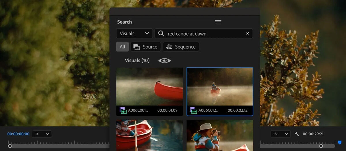Adobe Premiere ProにAI搭載メディア分析と新検索パネル、素材探しが劇的に楽になる