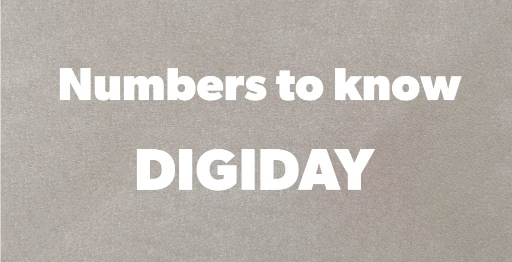 【Numbers to know】DIGIDAY編（1/30〜2/5）：Foxニュースの YouTube 登録者数が1300万人に、ほか