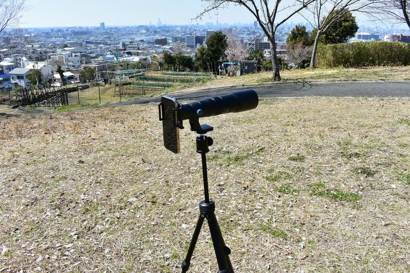 スマホに取り付けられる光学50倍ズームレンズ「APL-50X」を使ってみた