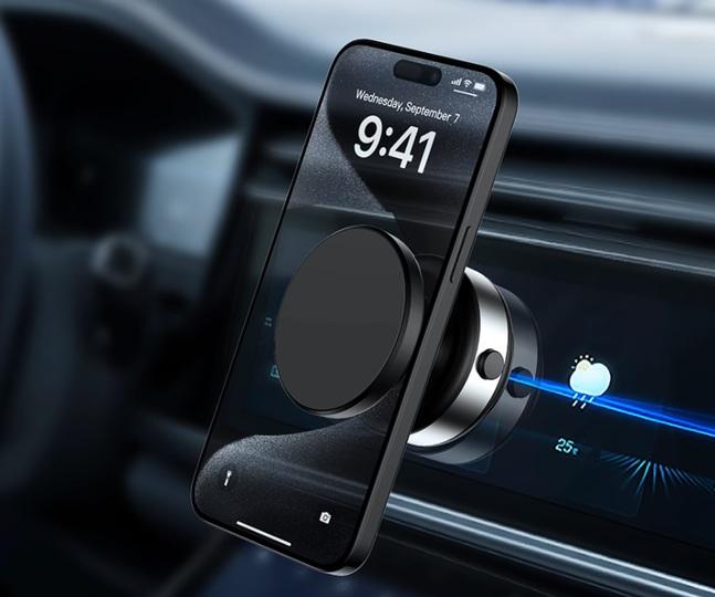 スマホ向きを自由に変えられ最適な角度で使える吸着スマホホルダー「CZ18」