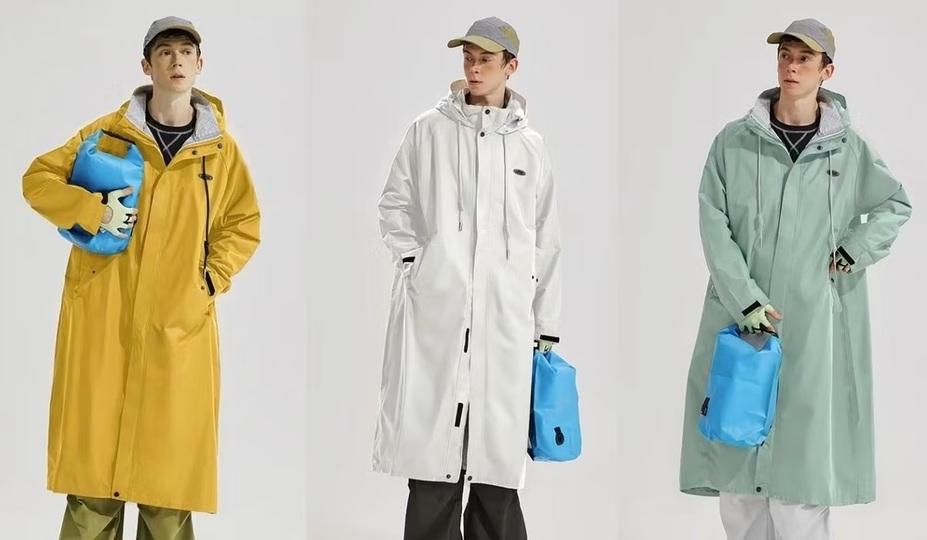 傘が無くても水滴をしっかり防ぐ万能レインコート「L-Rain」