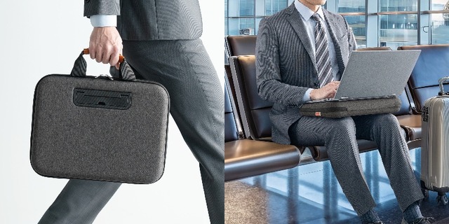 持ち運びも作業スペースの確保も、これ1つで完結！2in1セミハードPCケース