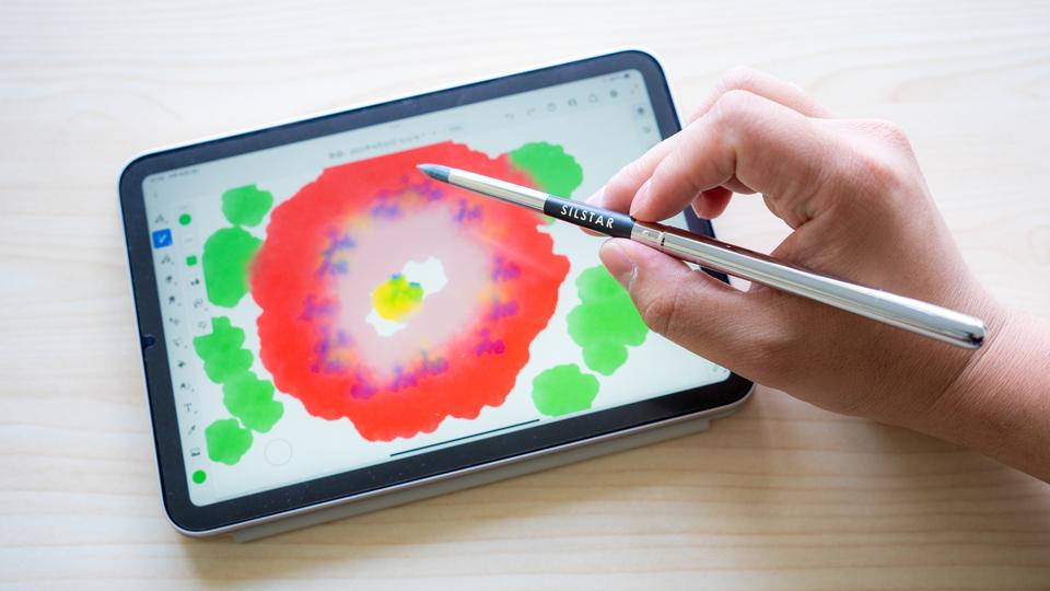 絵筆の質感を楽しめるタッチペンでiPadでの水彩画が楽しくなりました！