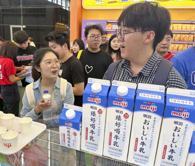 「明治おいしい牛乳」中国で発売 7月、海外の販売は初
