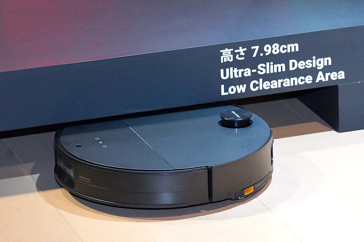 Roborock、高さ8cmで狭い場所も掃除できる薄型ロボット掃除機「Saros 10」など4製品発表