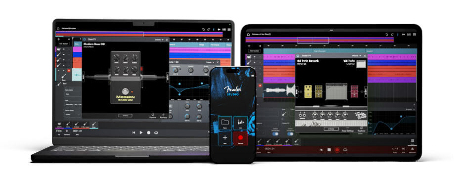 フェンダー、音楽制作アプリ「Fender Studio」と新オーディオIF