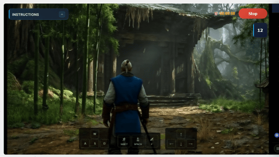 ゲームのように移動可能な3D世界をリアルタイム生成できるAI「Mirage 2」