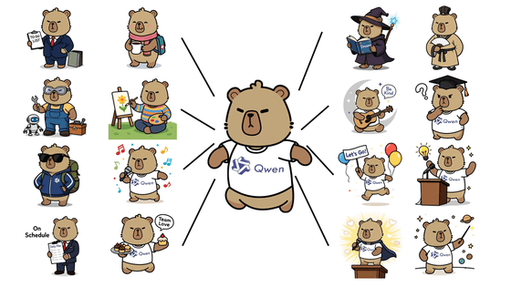 キャラクターを維持したまま別のシチュエーションに描き直せる画像編集AI「Qwen-Image-Edit」が登場、文字の描き直しや「被写体の回転」も可能