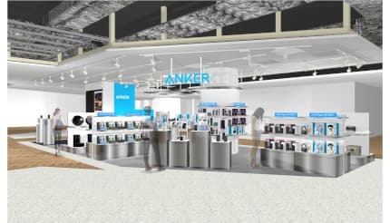 取扱い製品は300種類以上 ニュウマン高輪にAnker Storeがオープン 体験コーナーも用意