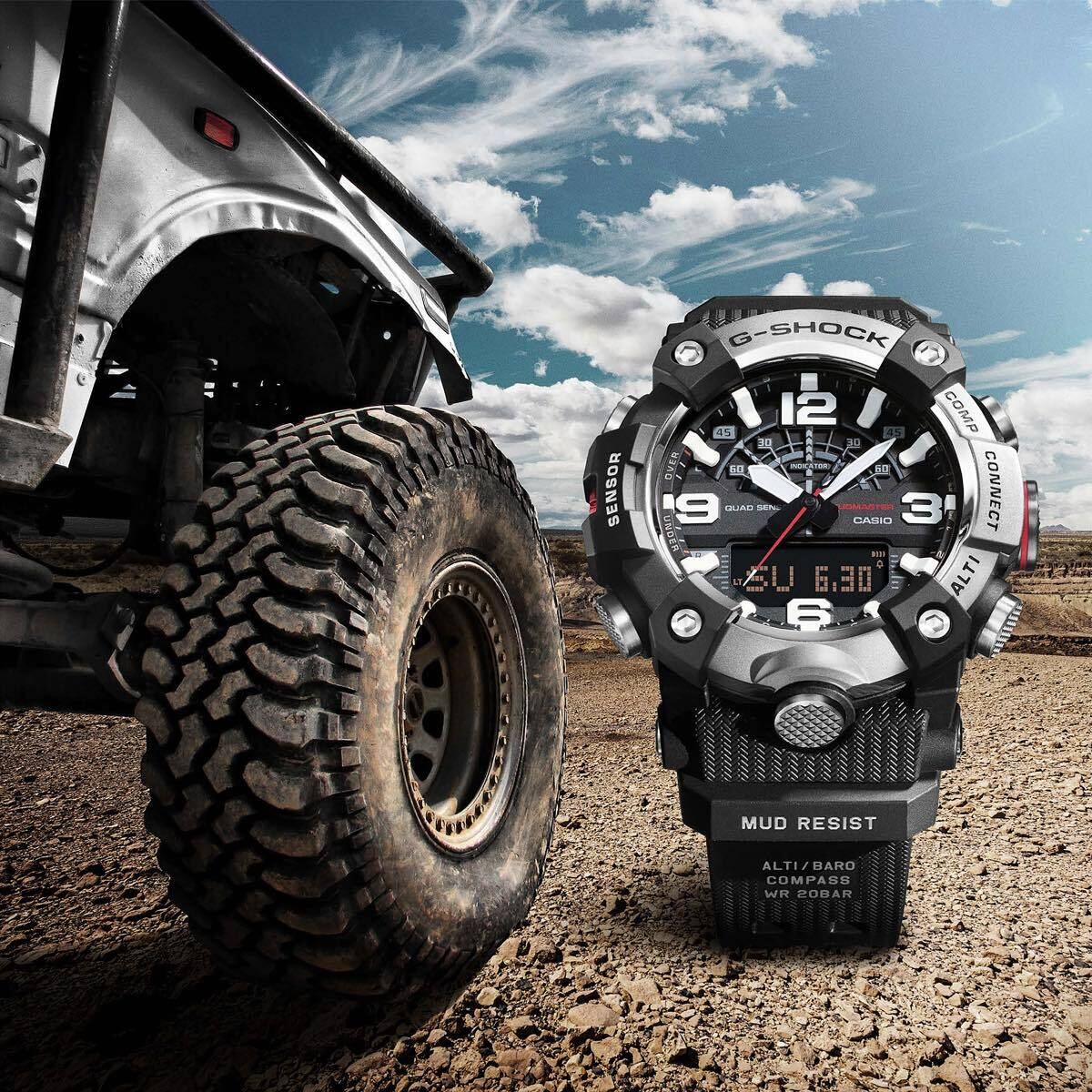 G-SHOCK「MUDMASTER」に金属ベゼル採用の新モデル2機種