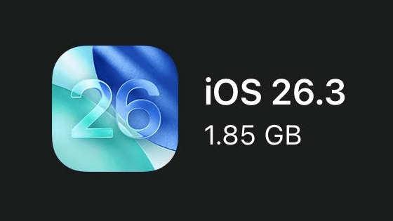 Appleが「iOS 26.3」をリリース