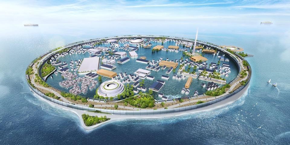 日本でも1万人が住める海上都市計画「Dogen City|同源都市」