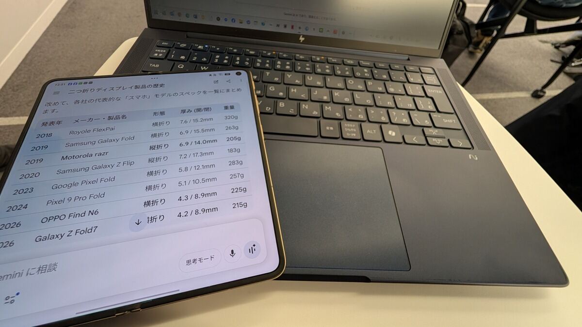 山田祥平のニュース羅針盤 第539回 フォルダブル元年から既に7年、それでも折りたたみ続けてきた革新の到達点