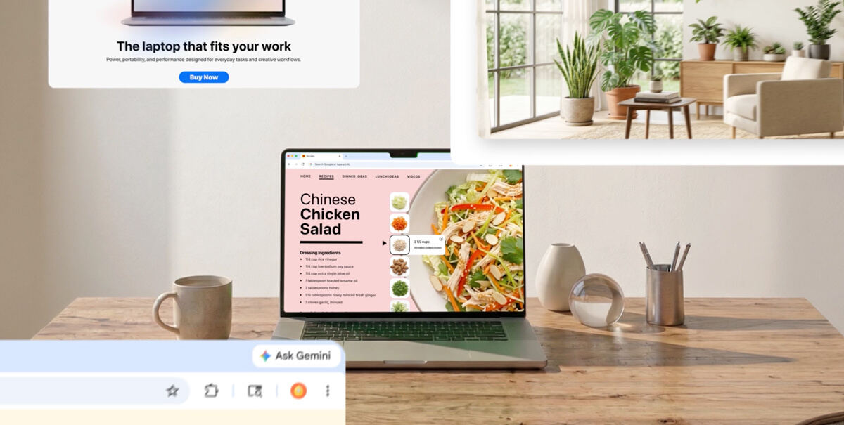 Google、「Gemini in Chrome」にスキル機能追加 よく使うプロンプトをワンクリック化