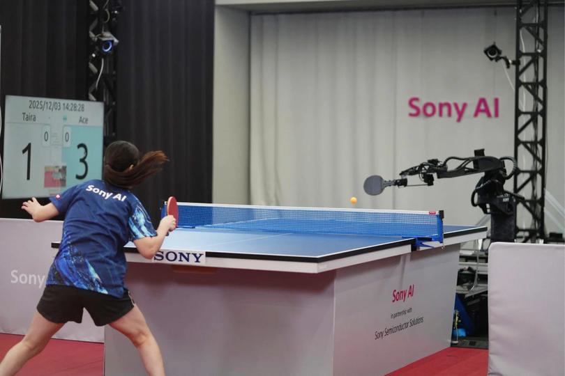 ソニーのAI卓球ロボがプロ選手に勝利。AIが球技を制する日は来るか