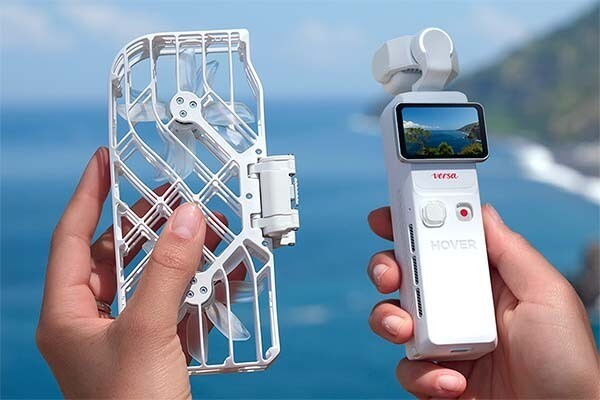 ジンバルカメラにもなる自撮りドローン「HOVERAir VERSA」、9月中旬に発売